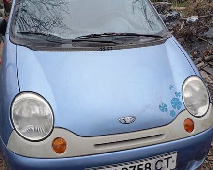 Синий Дэу Матиз, объемом двигателя 0.8 л и пробегом 120 тыс. км за 2742 $, фото 1 на Automoto.ua