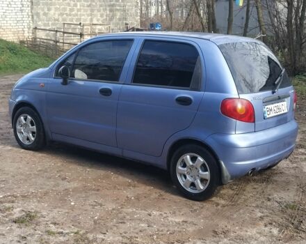 Синий Дэу Матиз, объемом двигателя 0.8 л и пробегом 123 тыс. км за 2500 $, фото 1 на Automoto.ua