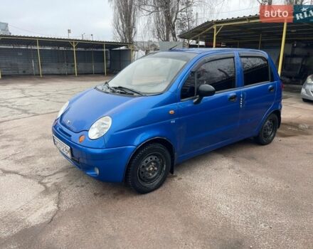 Синий Дэу Матиз, объемом двигателя 0.8 л и пробегом 145 тыс. км за 2450 $, фото 1 на Automoto.ua