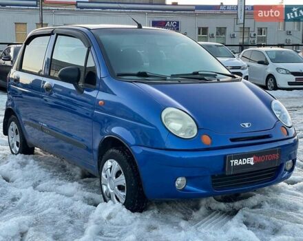 Синий Дэу Матиз, объемом двигателя 0.8 л и пробегом 100 тыс. км за 2490 $, фото 1 на Automoto.ua