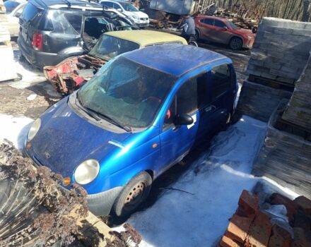 Синий Дэу Матиз, объемом двигателя 0.8 л и пробегом 65 тыс. км за 600 $, фото 1 на Automoto.ua