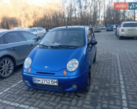 Синий Дэу Матиз, объемом двигателя 0.8 л и пробегом 145 тыс. км за 2500 $, фото 1 на Automoto.ua