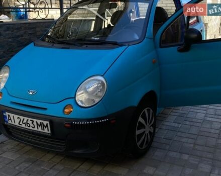 Синий Дэу Матиз, объемом двигателя 0.8 л и пробегом 82 тыс. км за 3500 $, фото 1 на Automoto.ua