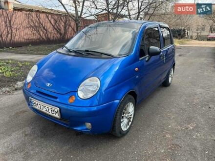 Синий Дэу Матиз, объемом двигателя 0.8 л и пробегом 145 тыс. км за 2500 $, фото 1 на Automoto.ua