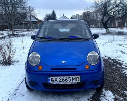 Синий Дэу Матиз, объемом двигателя 0.8 л и пробегом 152 тыс. км за 2000 $, фото 1 на Automoto.ua