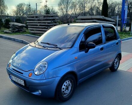 Синій Деу Матіз, об'ємом двигуна 0.8 л та пробігом 200 тис. км за 1800 $, фото 1 на Automoto.ua