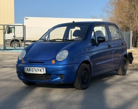 Синий Дэу Матиз, объемом двигателя 0.8 л и пробегом 105 тыс. км за 2300 $, фото 1 на Automoto.ua