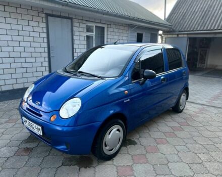 Синий Дэу Матиз, объемом двигателя 0.8 л и пробегом 116 тыс. км за 2800 $, фото 1 на Automoto.ua