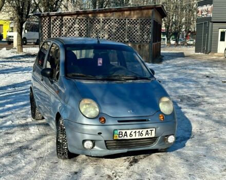 Синий Дэу Матиз, объемом двигателя 0.8 л и пробегом 150 тыс. км за 1500 $, фото 1 на Automoto.ua