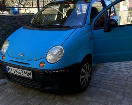 Синий Дэу Матиз, объемом двигателя 0.8 л и пробегом 82 тыс. км за 3500 $, фото 1 на Automoto.ua