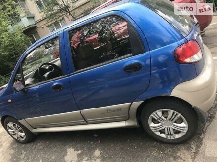 Синий Дэу Матиз, объемом двигателя 1 л и пробегом 112 тыс. км за 3500 $, фото 1 на Automoto.ua