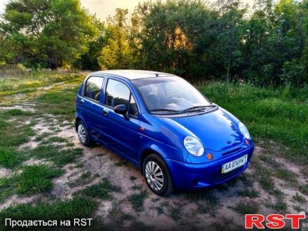 Синий Дэу Матиз, объемом двигателя 0.8 л и пробегом 105 тыс. км за 2800 $, фото 1 на Automoto.ua