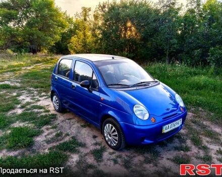 Синий Дэу Матиз, объемом двигателя 0.8 л и пробегом 105 тыс. км за 2800 $, фото 1 на Automoto.ua