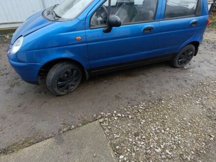 Синий Дэу Матиз, объемом двигателя 8 л и пробегом 108 тыс. км за 1450 $, фото 1 на Automoto.ua