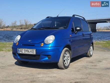 Синий Дэу Матиз, объемом двигателя 0.8 л и пробегом 151 тыс. км за 2600 $, фото 1 на Automoto.ua