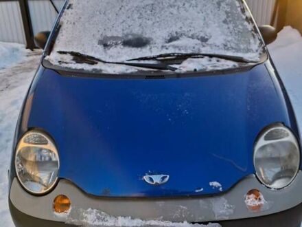 Синий Дэу Матиз, объемом двигателя 1 л и пробегом 977 тыс. км за 2000 $, фото 1 на Automoto.ua