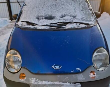 Синій Деу Матіз, об'ємом двигуна 1 л та пробігом 977 тис. км за 2000 $, фото 1 на Automoto.ua