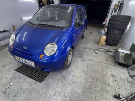 Синий Дэу Матиз, объемом двигателя 0.8 л и пробегом 150 тыс. км за 1500 $, фото 1 на Automoto.ua