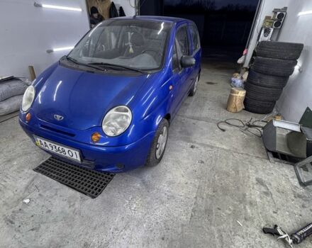 Синий Дэу Матиз, объемом двигателя 0.8 л и пробегом 150 тыс. км за 1500 $, фото 1 на Automoto.ua