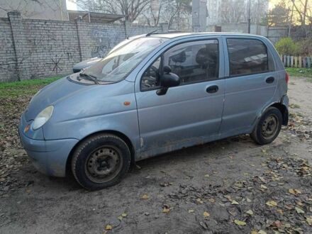 Синій Деу Матіз, об'ємом двигуна 0.8 л та пробігом 183 тис. км за 1500 $, фото 1 на Automoto.ua