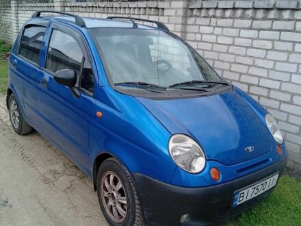 Синий Дэу Матиз, объемом двигателя 0.8 л и пробегом 152 тыс. км за 1999 $, фото 1 на Automoto.ua