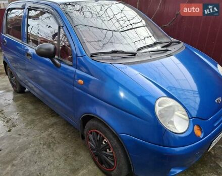 Синий Дэу Матиз, объемом двигателя 1 л и пробегом 149 тыс. км за 2200 $, фото 1 на Automoto.ua