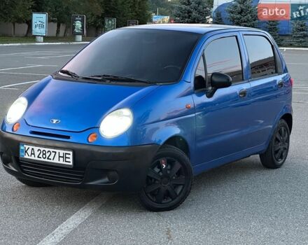 Синий Дэу Матиз, объемом двигателя 0.8 л и пробегом 138 тыс. км за 2600 $, фото 1 на Automoto.ua