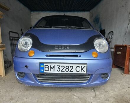 Синий Дэу Матиз, объемом двигателя 0.8 л и пробегом 100 тыс. км за 2800 $, фото 1 на Automoto.ua