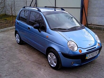 Синий Дэу Матиз, объемом двигателя 0.8 л и пробегом 119 тыс. км за 2700 $, фото 1 на Automoto.ua