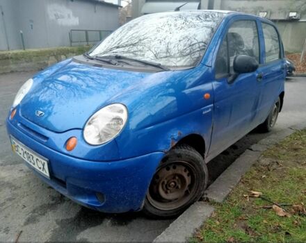 Синий Дэу Матиз, объемом двигателя 8 л и пробегом 49 тыс. км за 2500 $, фото 1 на Automoto.ua