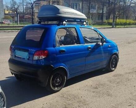 Синий Дэу Матиз, объемом двигателя 0.8 л и пробегом 58 тыс. км за 2500 $, фото 1 на Automoto.ua