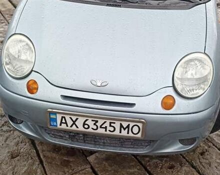 Синий Дэу Матиз, объемом двигателя 0.8 л и пробегом 106 тыс. км за 3100 $, фото 1 на Automoto.ua