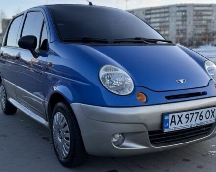 Синий Дэу Матиз, объемом двигателя 1 л и пробегом 30 тыс. км за 3800 $, фото 1 на Automoto.ua