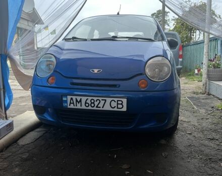 Синий Дэу Матиз, объемом двигателя 0.8 л и пробегом 160 тыс. км за 1903 $, фото 1 на Automoto.ua