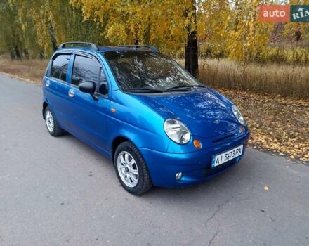 Синий Дэу Матиз, объемом двигателя 0.8 л и пробегом 101 тыс. км за 2650 $, фото 1 на Automoto.ua