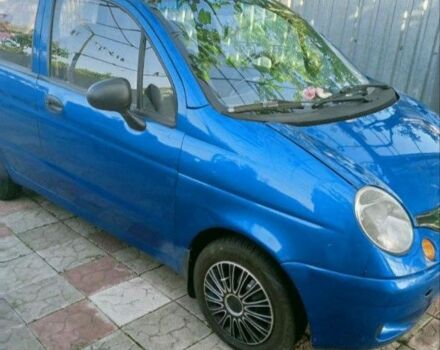 Синий Дэу Матиз, объемом двигателя 0.8 л и пробегом 197 тыс. км за 1950 $, фото 1 на Automoto.ua