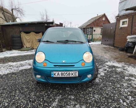 Синий Дэу Матиз, объемом двигателя 0.8 л и пробегом 173 тыс. км за 2200 $, фото 1 на Automoto.ua