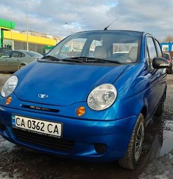 Синий Дэу Матиз, объемом двигателя 0.8 л и пробегом 42 тыс. км за 3000 $, фото 1 на Automoto.ua