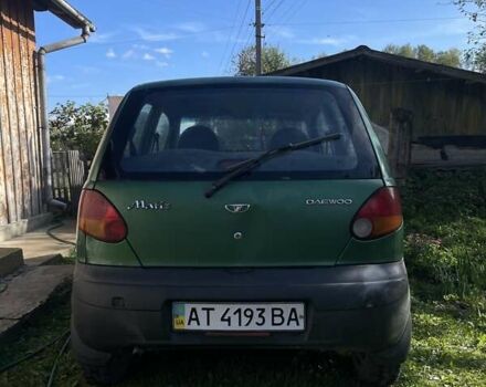 Зелений Деу Матіз, об'ємом двигуна 0.8 л та пробігом 202 тис. км за 1550 $, фото 4 на Automoto.ua