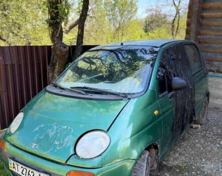 Зелений Деу Матіз, об'ємом двигуна 0.8 л та пробігом 200 тис. км за 300 $, фото 1 на Automoto.ua