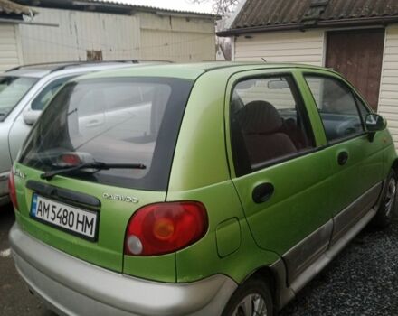 Зеленый Дэу Матиз, объемом двигателя 0.8 л и пробегом 92 тыс. км за 1894 $, фото 4 на Automoto.ua