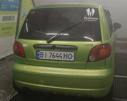 Зеленый Дэу Матиз, объемом двигателя 0.8 л и пробегом 190 тыс. км за 2100 $, фото 1 на Automoto.ua
