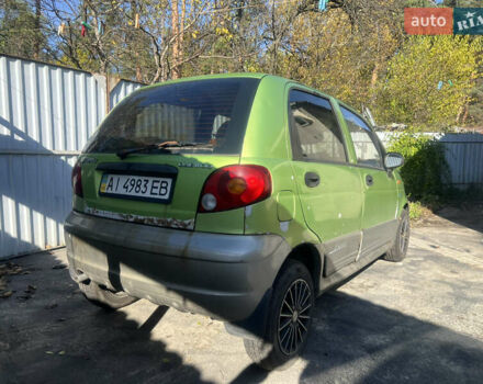 Дэу Матиз 2005 в Буче на Automoto.ua Зеленый Дэу Матиз, объемом двигателя 1 л и пробегом 340 тыс. км за 1100 $, фото 2 на Automoto.ua