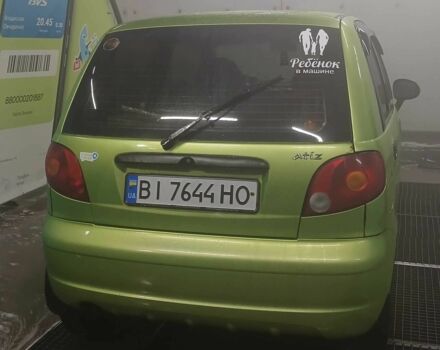 Зеленый Дэу Матиз, объемом двигателя 0.8 л и пробегом 190 тыс. км за 2100 $, фото 4 на Automoto.ua