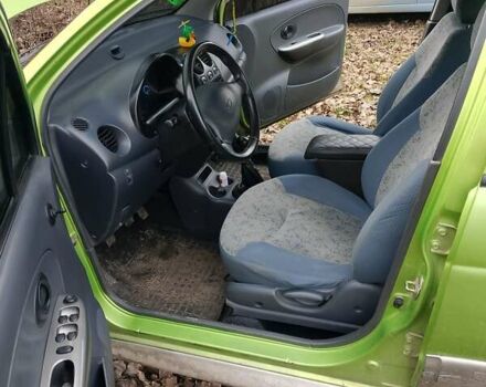 Зелений Деу Матіз, об'ємом двигуна 1 л та пробігом 140 тис. км за 1950 $, фото 6 на Automoto.ua