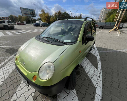 Зеленый Дэу Матиз, объемом двигателя 0.8 л и пробегом 290 тыс. км за 999 $, фото 1 на Automoto.ua