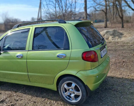 Зелений Деу Матіз, об'ємом двигуна 0.8 л та пробігом 122 тис. км за 3100 $, фото 1 на Automoto.ua