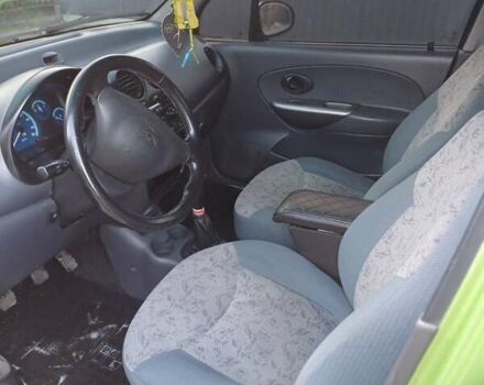 Зеленый Дэу Матиз, объемом двигателя 1 л и пробегом 120 тыс. км за 1500 $, фото 7 на Automoto.ua