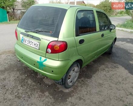 Зелений Деу Матіз, об'ємом двигуна 0.8 л та пробігом 135 тис. км за 1499 $, фото 3 на Automoto.ua
