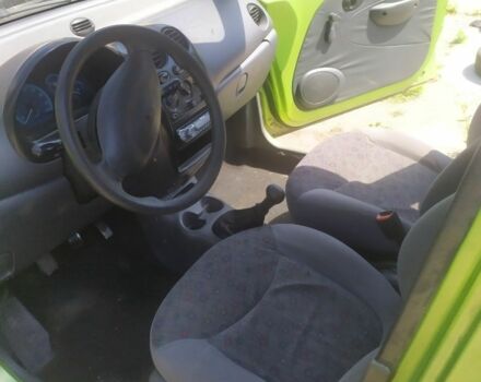 Зеленый Дэу Матиз, объемом двигателя 0.8 л и пробегом 106 тыс. км за 2200 $, фото 2 на Automoto.ua